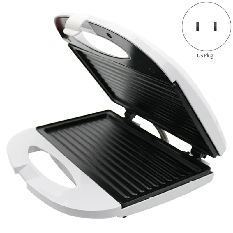 Electric Mini Sandwich Maker Grill Panini Breakfast Machine Barbecue Steak Frying Oven US Plug 2