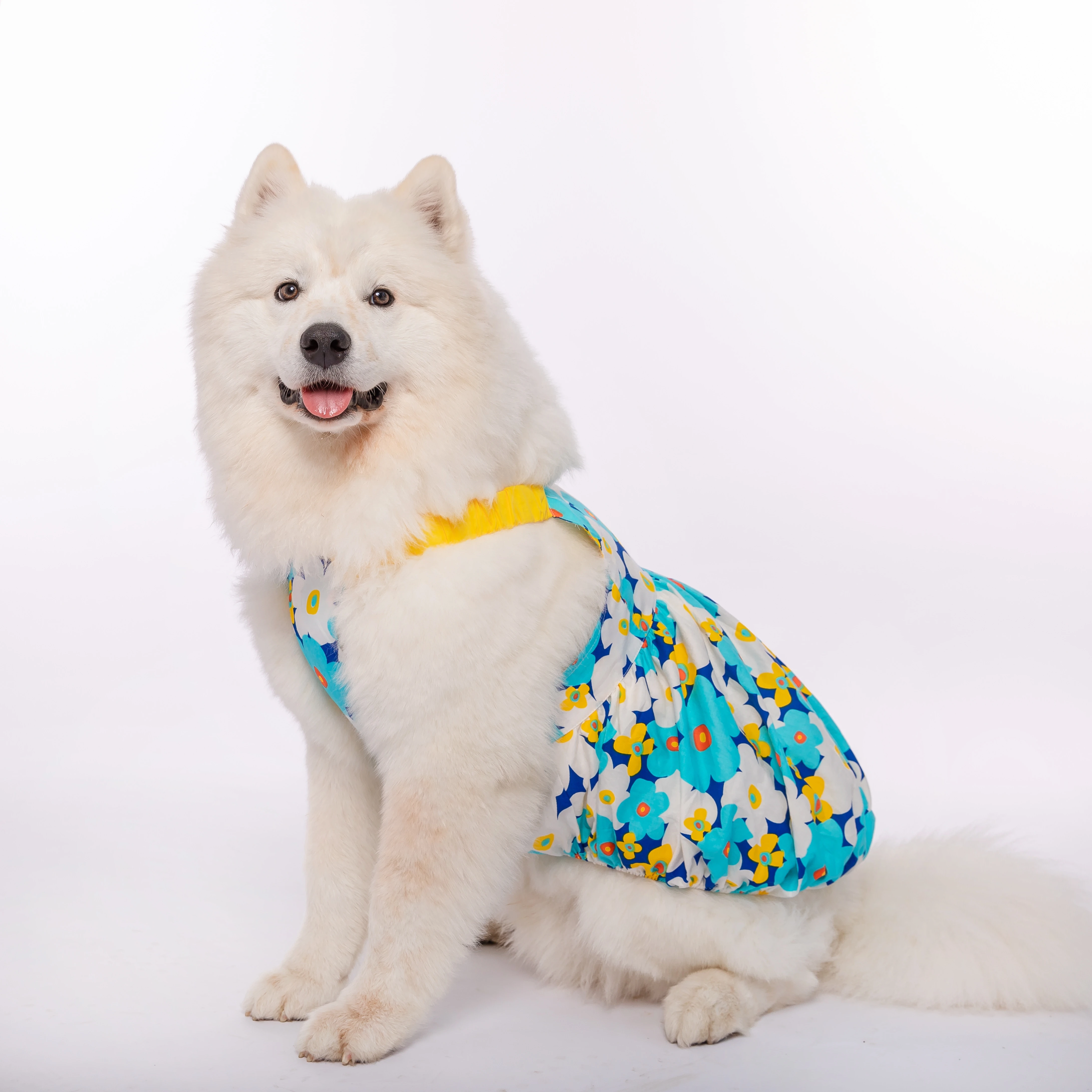 Soft Pet Dog Floral Dress - PeticaDeals
