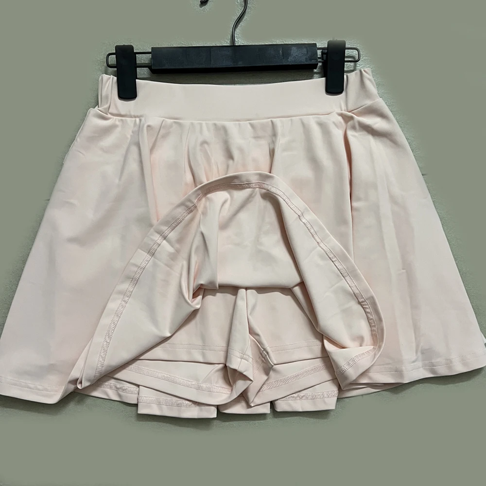 New golf women wear spring stretch waist pleats skirt breathable high quality short skort ladies tennis clothing