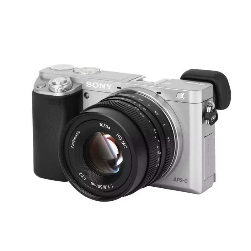 7artisans 50mm F1.8 APS-C 대구경 인물 사진용 프라임 렌즈 ( E 마운트 A6000, 후지필름 X-T4, X-A10, XT30, 마이크로 4/3 E-M1, GH1, GH3, G85 호환)