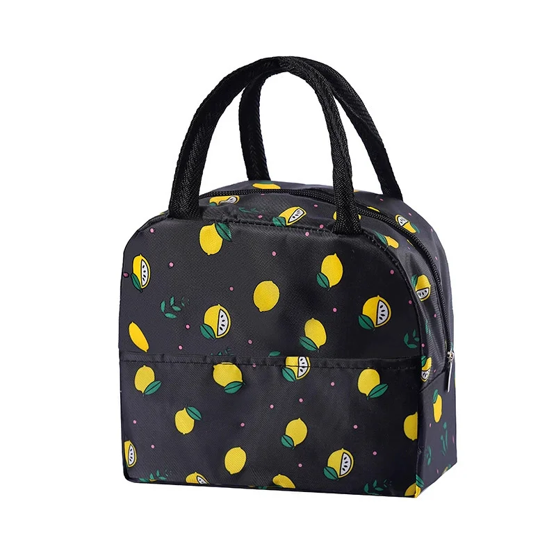 

Portable Lunch Bag Thermal Insulated Lunch Box Tote Cooler Bag Picnic Bento Pouch School Food Storage Container For Kids Women