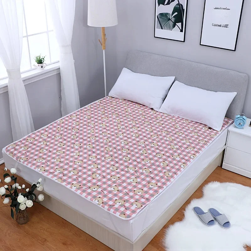 Pink plaid bear + 70.90cm