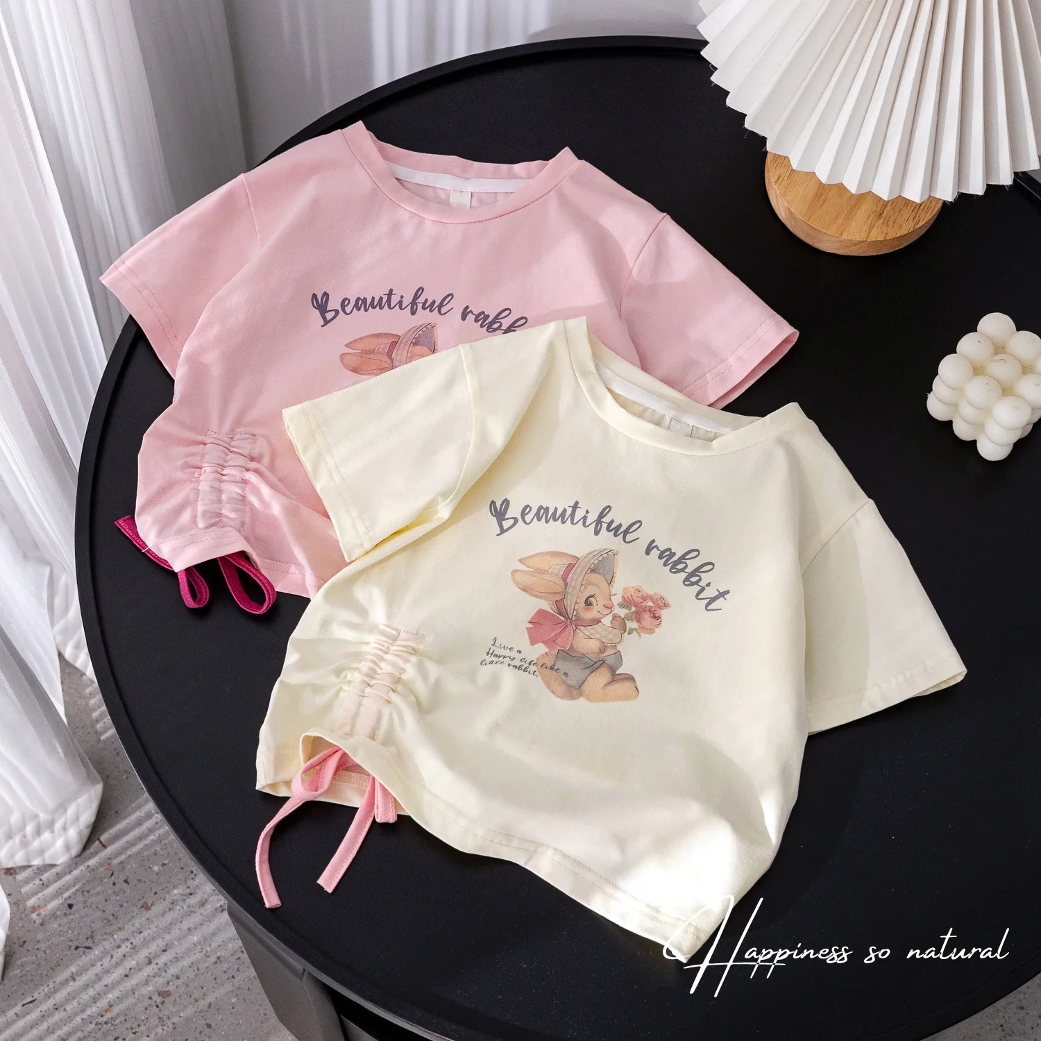 

Милые летние футболки для девочек 2024, Детская Хлопковая футболка для малышей, повседневная верхняя одежда, топы, одежда, детский мультяшный костюм, для малышей от 5 до 6 лет