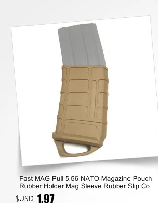 5,56 7,62 Schädel Gummi Magazin Unterstützen Käfig Schleife Tasche Mag Schnelle Taktische Pull Für M4 AK AR15 Jagd Schießen Airsoft Zubehör – Detail 1