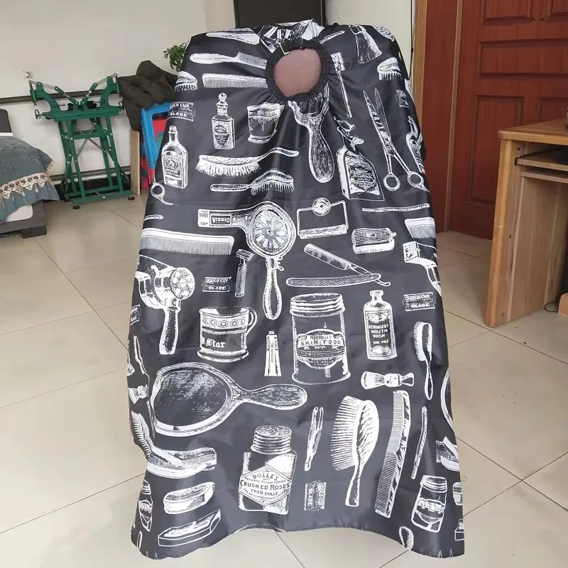 New Hair Cutting Cape Pro Salon Hairdressing Hairdresser Cloth Gown Barber Black Waterproof Hairdresser Apron Haircut capes 5