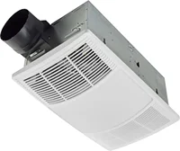 Bathroom Exhaust Fan, Heater, and LED Light Combination 1