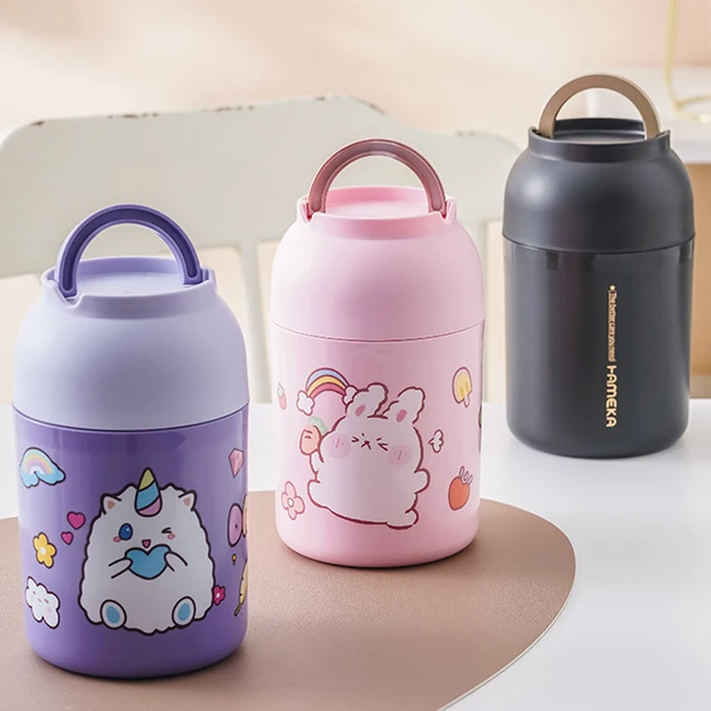 20oz Kids Cartoon Drinking Bottles Double Layers 316 Stainless Steel Water  Thermos Children Insulated Cups Portable Home School - AliExpress
