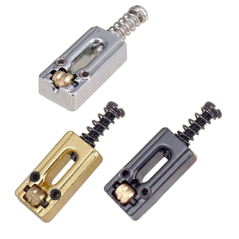 

6 Pcs Guitar Bridge Roller Saddles Electric Guitar Replacement Bridge Saddle