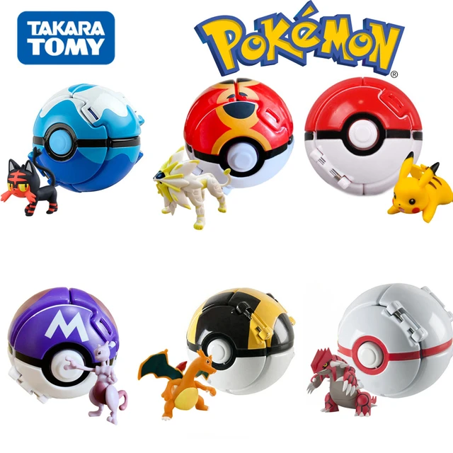 1Pc Pokeball + 1pc Grátis Aleatório Pokemon Figuras Dentro 1:1 Anime Action  & Toy Figuras Presente de Natal para As Crianças - AliExpress