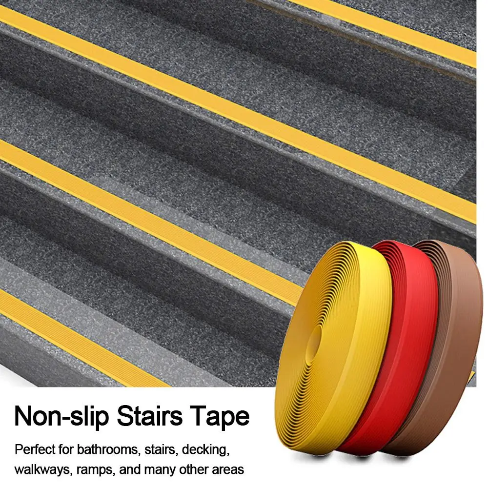 Description Picture 4 of itemPressing Strip Self-adhesive Anti-Slip Stair Strip PVC Non Slip Stair Treads Strip Staircase Sticker Kindergarten