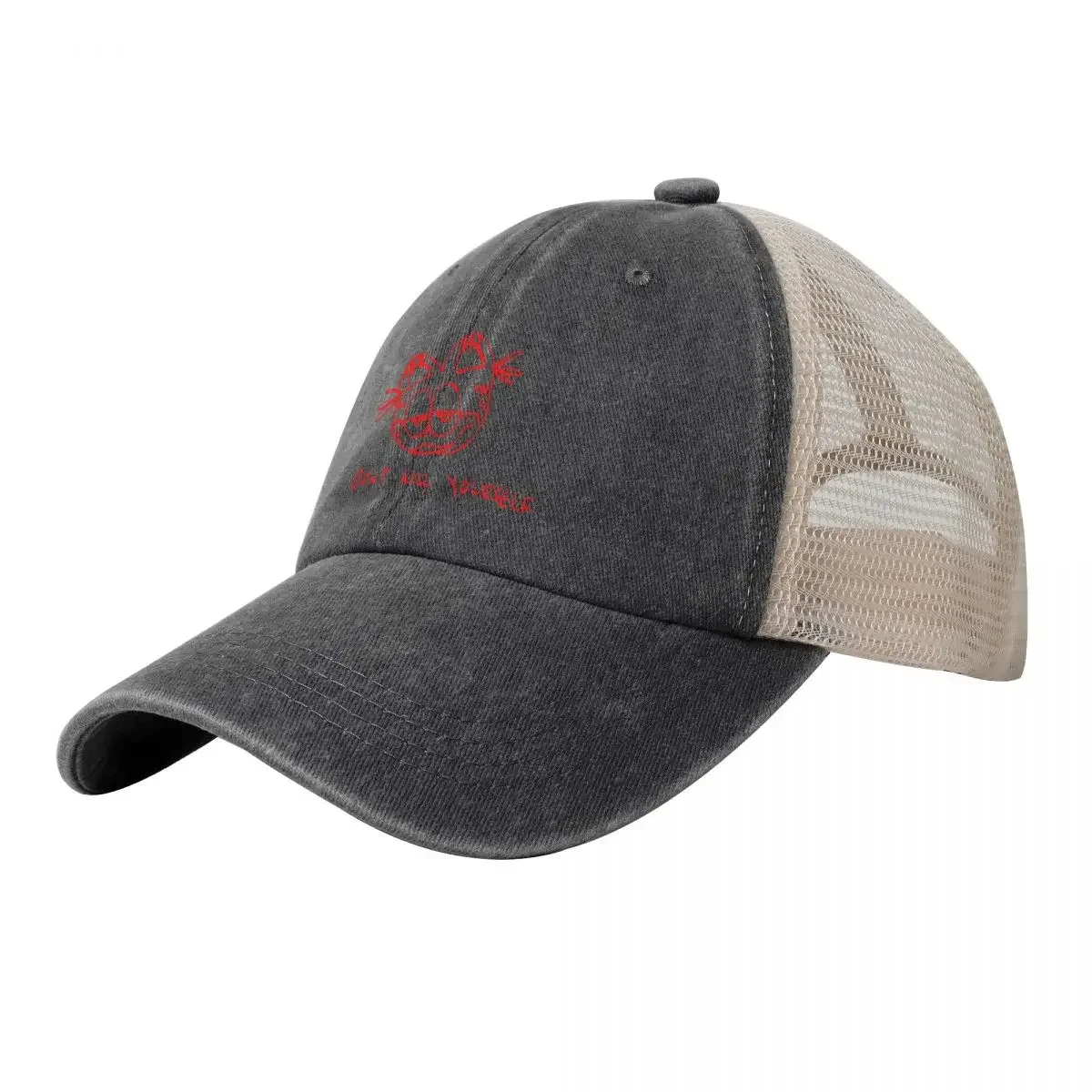 

reminder Cowboy Mesh Baseball Cap Golf Cap Ball Cap Golf Wear Men Women's