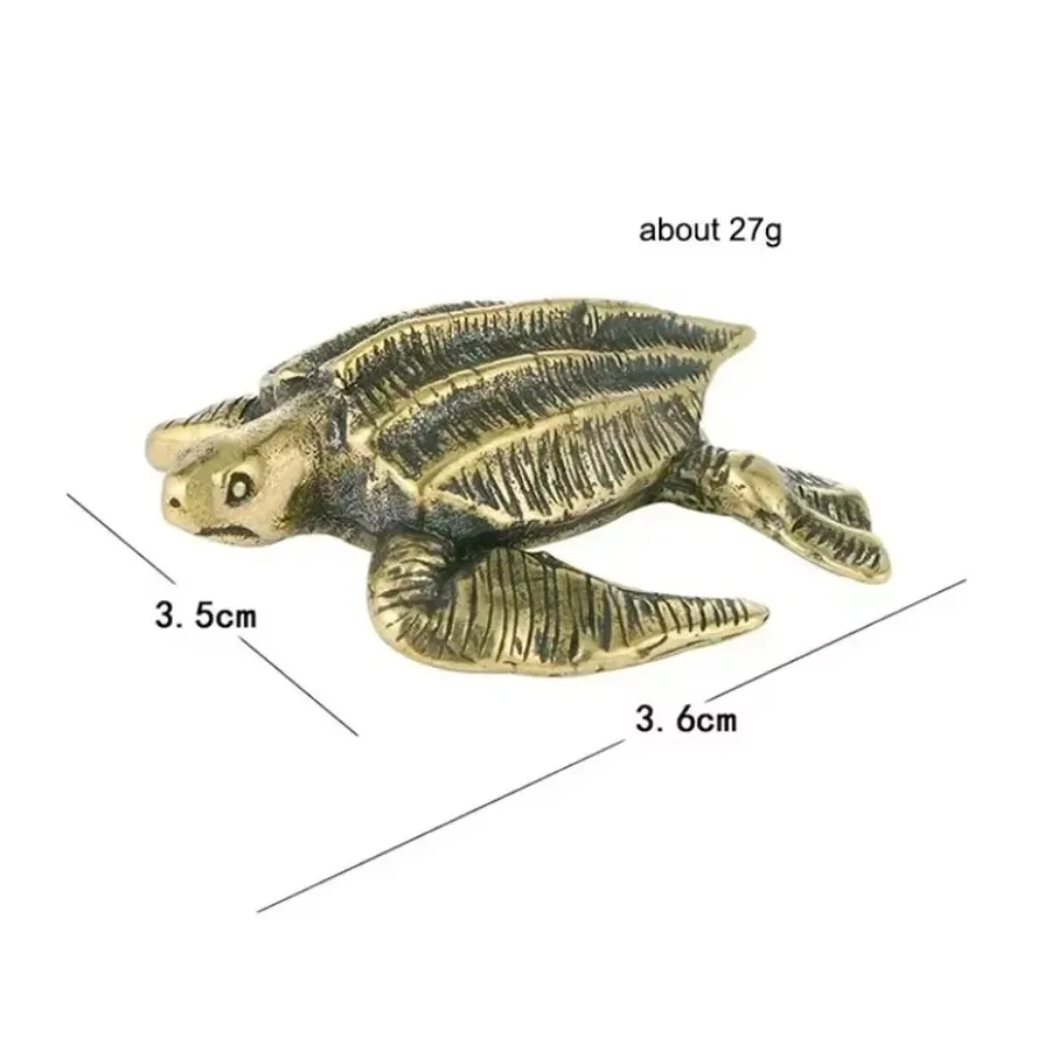 1 Pcs Turtle Brass Clothes Cupboard Door Handle Turtle Drawer Copper Fittings Living Room Bedroom Wall Decorations