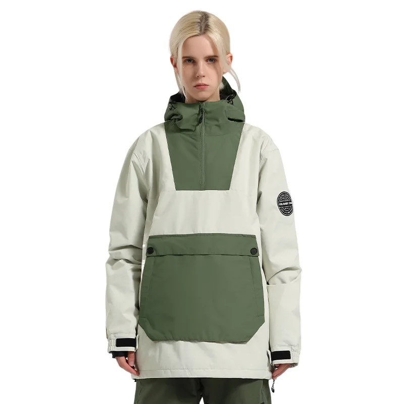 Ski Jackets Gsou Winter Outdoor Men Cargo Snowbording Jackets Waterproof Windproof Snow Clothes Warm Coat Men And Women