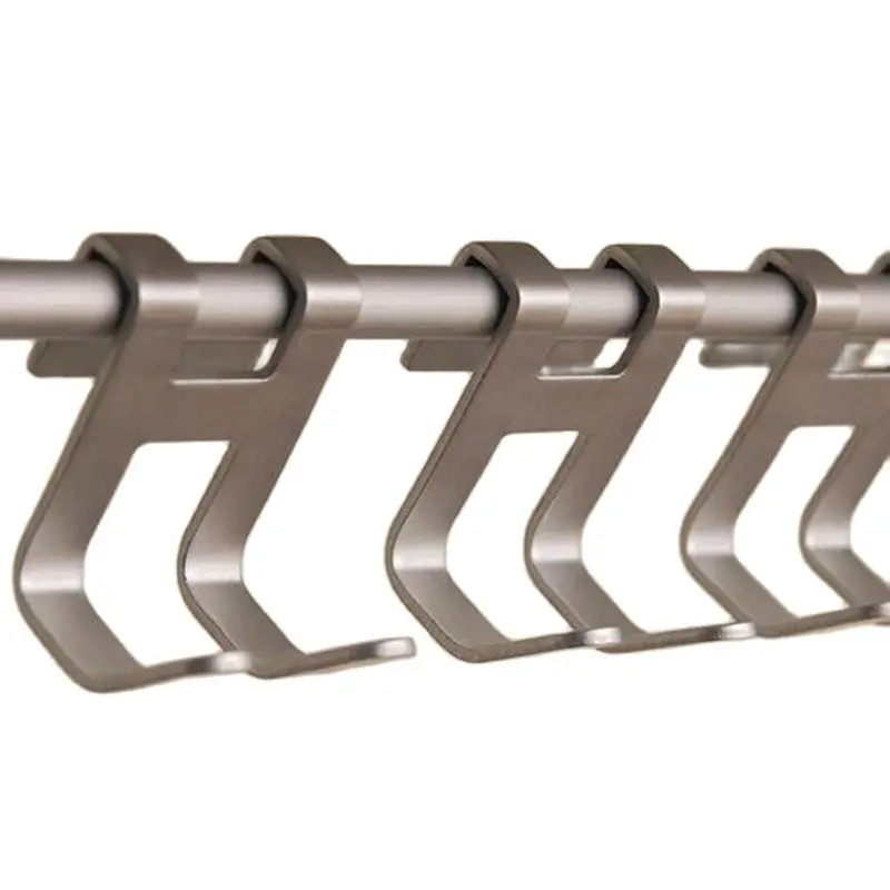 Space Aluminum Metal Door Hook H shape Free Hole Shower Towel Holder Hanger Rack Bathroom kitchen Organize Home Storage Hardware towel rack towel hooks towel holder door hooks bathroom hooks bathroom hardware set