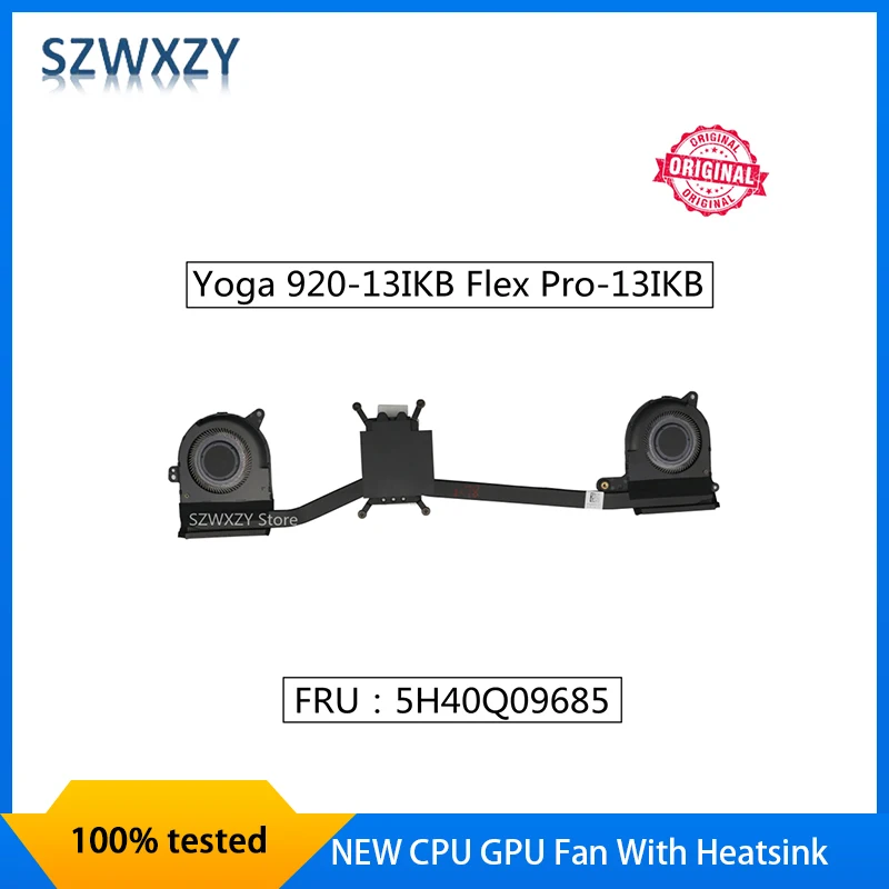 Original CPU GPU FAN Cooling Fan With Heatsink For Lenovo Yoga 920