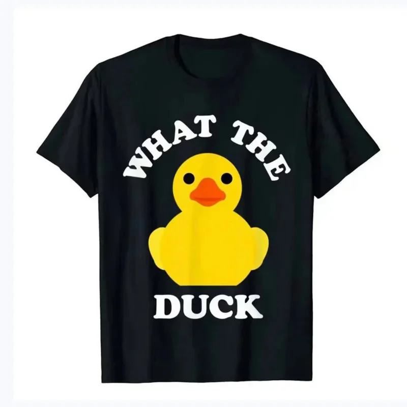 

Милая резиновая утка Lover Bird Quack Duckies, забавная футболка Ducky, модные мужские топы, рубашки, повседневные хлопковые