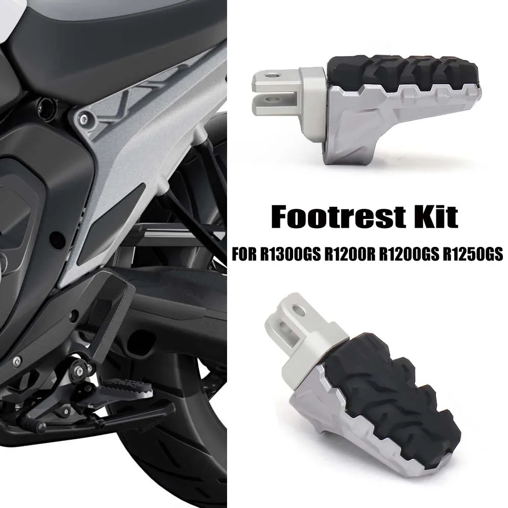 

New Universal Driver Footrest Kit Foot Pegs Motorcycle For BMW R1300GS R1200R R1200GS LC Rallye ADV R 1200 GS R1250GS Adventure