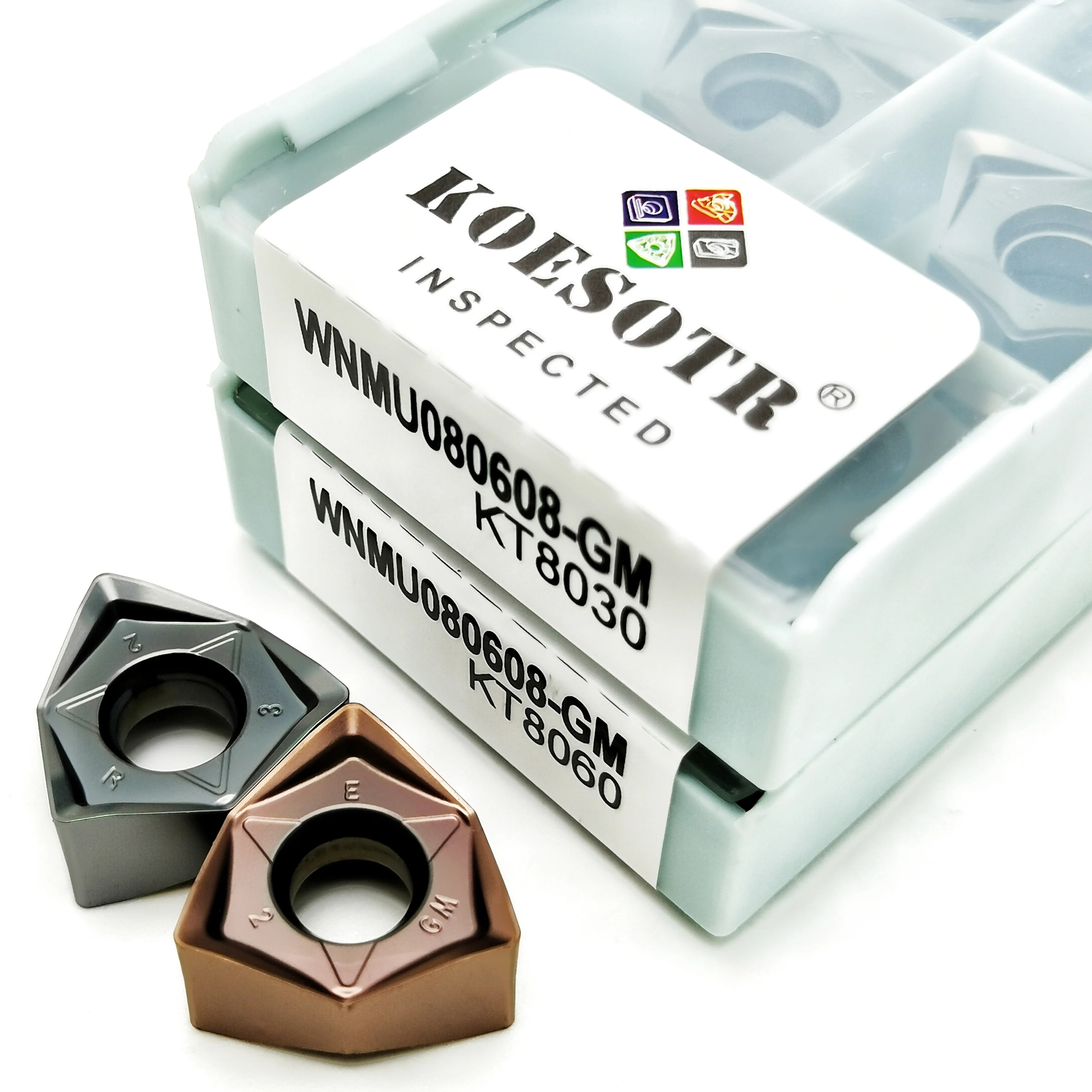 Wnmu080608 Gm Kt8030 Kt8060 Face Milling Inserts Original Wnmu080608 ...