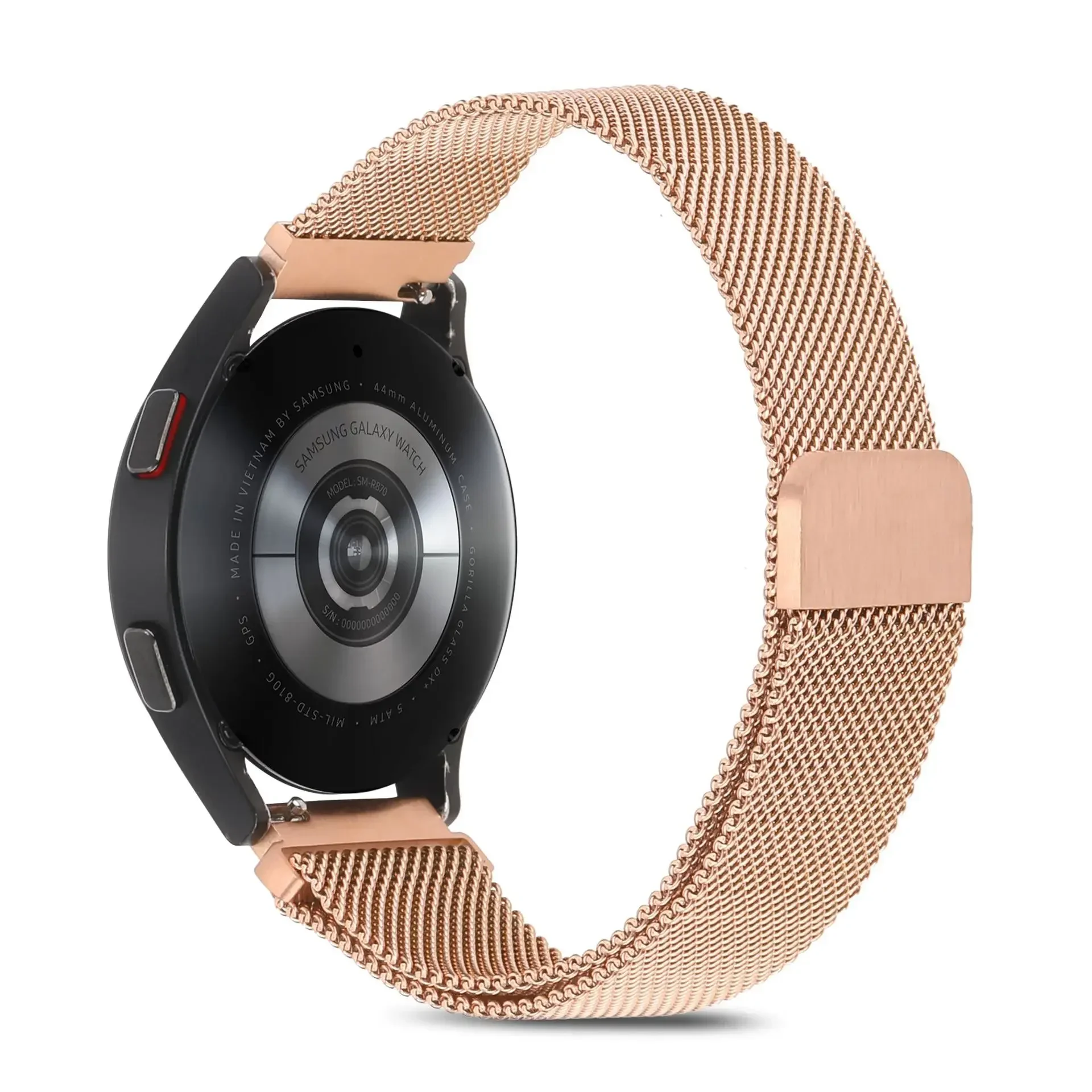 Elegant Metal Milanese Strap - 20mm/22mm - Comfortable Bracelet in Silver