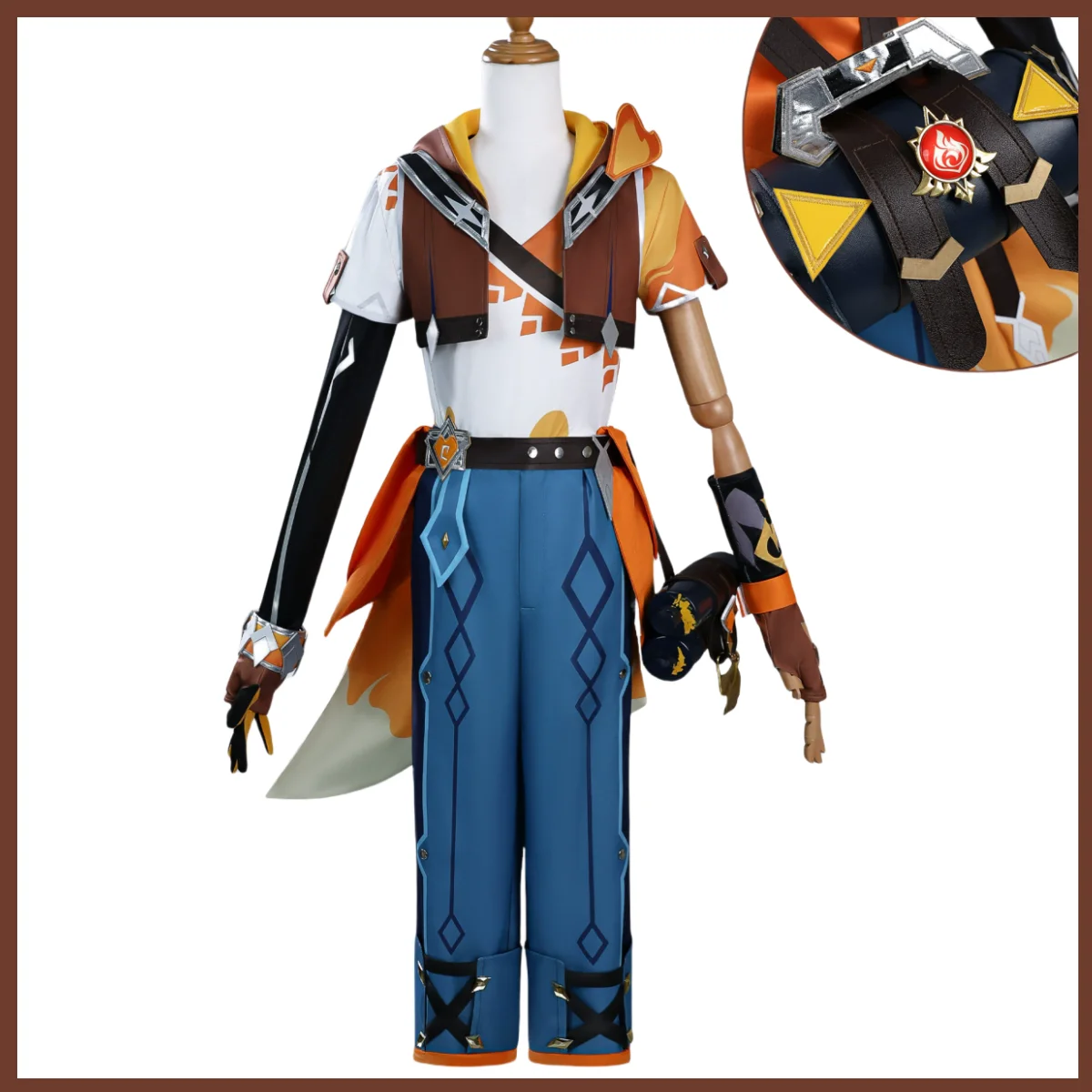 Genshin Impact: Bennett | Knights of Favonius Uniform Cosplay Costume Set 29 Genshin Impact Bennett Knights of Favonius Uniform Cosplay Costume