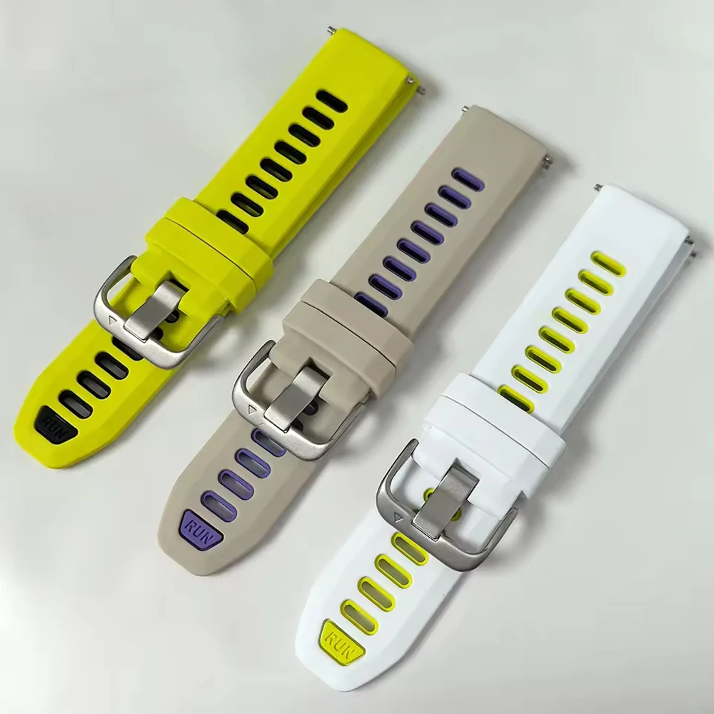 Sports Silicone Quick Release Strap - Official Band Replacement for Garmin Forerunner