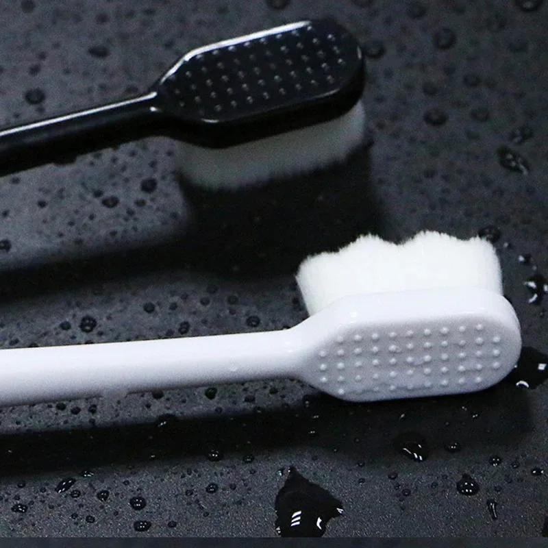 1/10pcs 초미세 부드러운 성인용 칫솔 휴대용 여행용 브러시 백만 나노모 치아 깊은 세정 구강 관리 ?