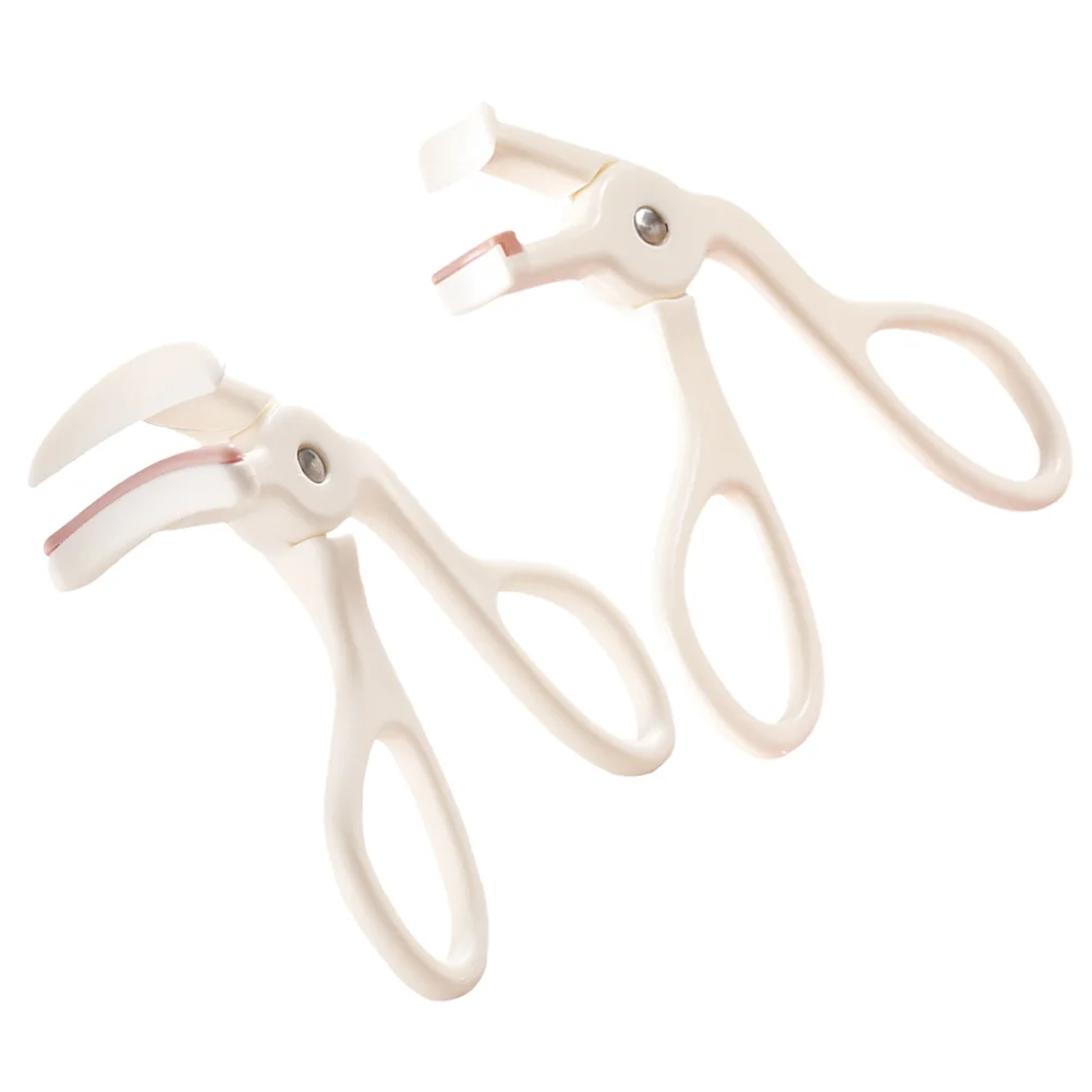 

2 Pcs Lash Curler Eyelash Clamps Handheld Eyelashes Curling Clip Tool Makeup Tools