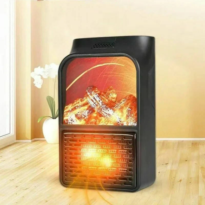 Electric Heater With Timer Remote Control Installation Heating Fan Plug In  Heater Mini Fan Heaters Home Office Warmer for Winter - AliExpress