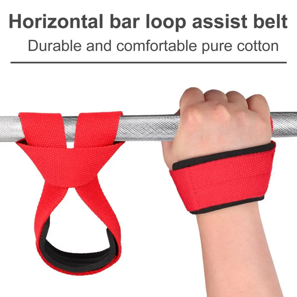 Lifting Straps 1 Pair For Strength Training Fitness Pull Straps Grip Support Wrist Strap Bodybuilding Weightlifting Gym