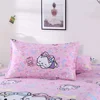 Sanrio hello kitty bed sheet student dorm bed sheet pillowcase girl sheet bedding set quilt bedspread 4