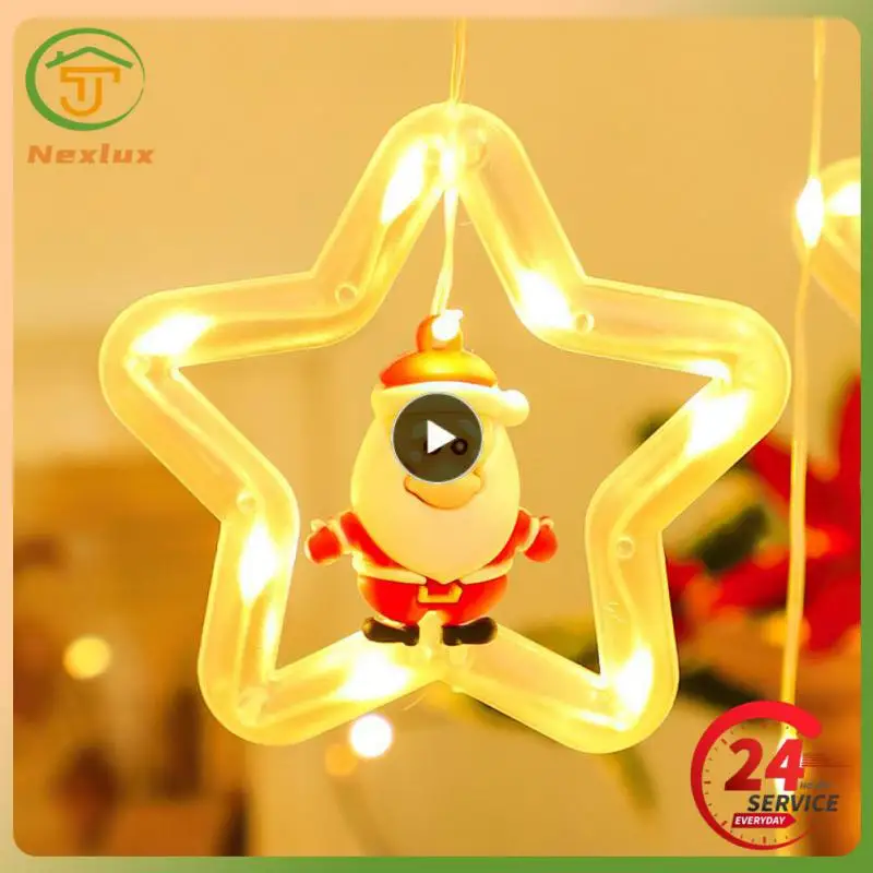 

Рождественская светодиодная гирлянда со снежинками, 125 светодиодов, водонепроницаемая гирлянда со звездами для праздников, украшение на свадьбу и Рождество