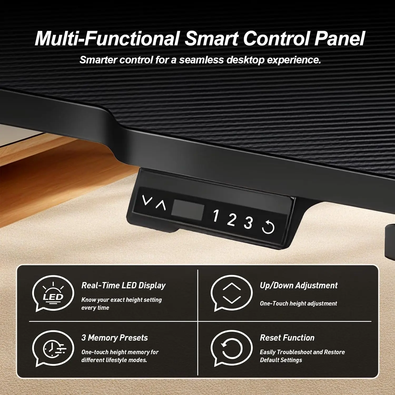 هنريز شوب طاولة مكتب كمبيوتر قابلة للتعديل