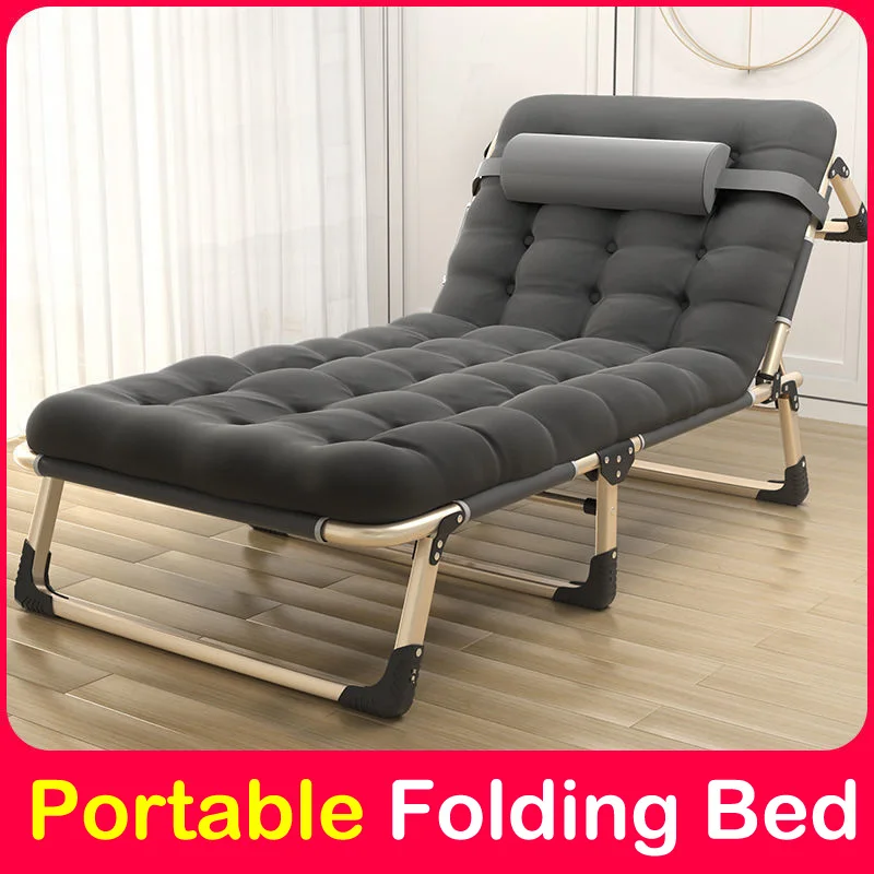 178*56*25cm New Folding bed single office nap bed portable reclining chair hospital escort simple nap marching