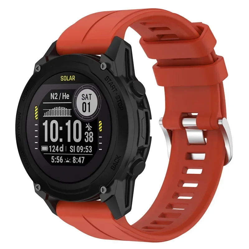 Silicone Sport Wristband Bracelet - 22mm Watch Strap