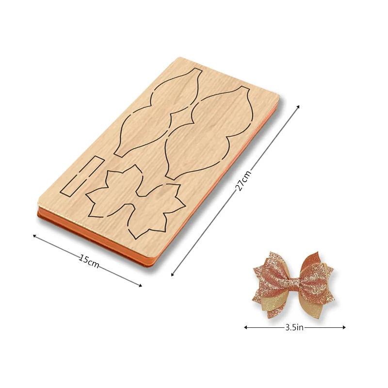

XX152 Very Cute Three-layer Bow Wooden Cutting Die For Most Machines