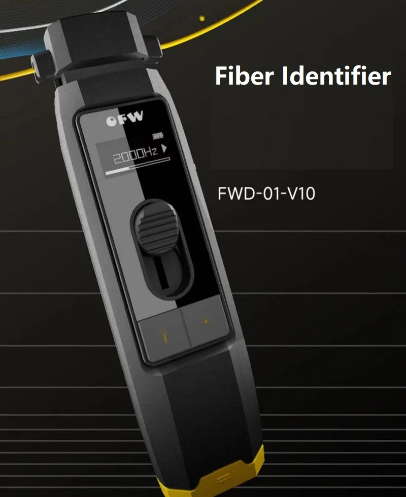 OFW-Detector de fibra FTTH en vivo, identificador de fibra óptica con localizador Visual de fallas, luz LED, 700-1700nm, SM MM, 10KM