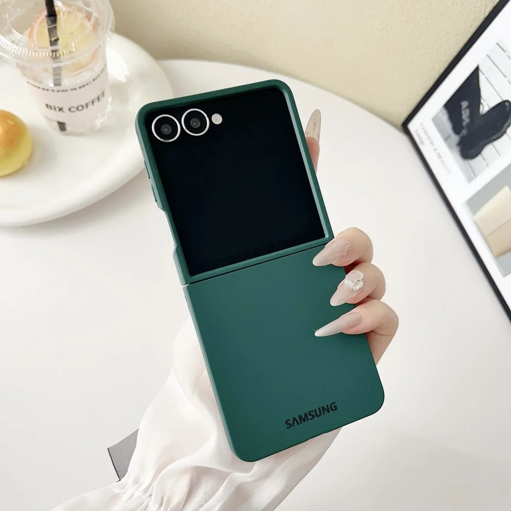Luxuriöse Candy Ultra-Dünne PC-Handyhülle für Samsung Galaxy Z Flip 8 7 6 5 4 Faltbare Schutzhülle Coque Flip7 Flip6 Flip5 Flip8 Funda – Detail 14