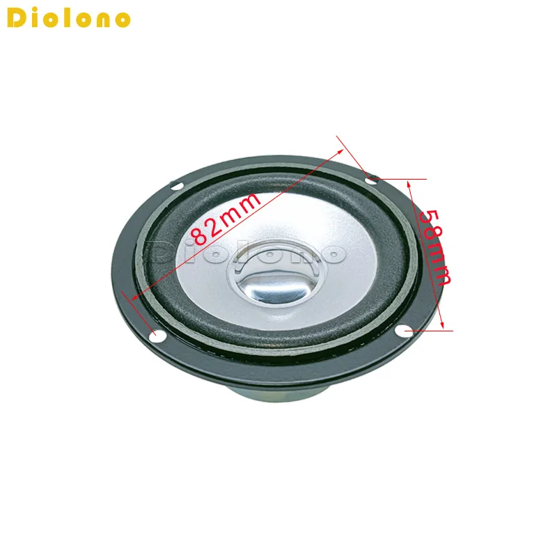 4Ohm 10W Loudspeaker Tweeter Full Frequency Speaker 48MM Internal Magnetic Antimagnetic Diameter 90MM Foam Edge Height 42MM