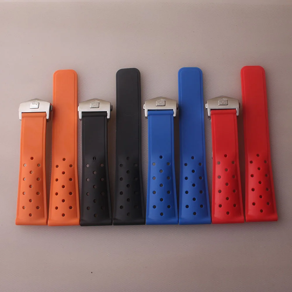 ReplacementWatchBandrubberSoftDurableSiliconewatchbandsStrapBracelet22mmSpecial