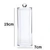 Cosmetic Storage Box Container Jars Transparent Acrylic Makeup Organizer Case Make Up Tools Cotton Pad Qtip Holder Large 5