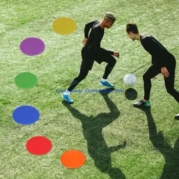 G7NF 10 pz Calcio Disco Cono Calcio Agilità Formazione Piattino Coni Indicatori Dischi Multipli Sport Training Spazio Coni