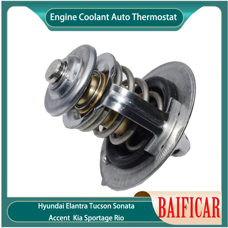 Baificar Engine Coolant Auto Thermostat 25500 23010 For Hyundai Elantra