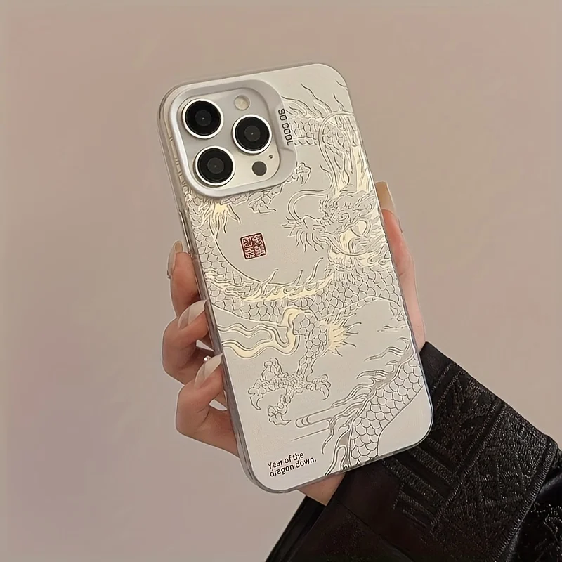 Majestic Dragon Phone Case – Exquisite Protective Back Cover Design