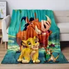 Lion King Simba Cartoon Flannel Blanket.Sofa,Bedroom.Bed Home Office Nap Blanket Car,Camping,Children Travel Picnic Blanket Gift 3