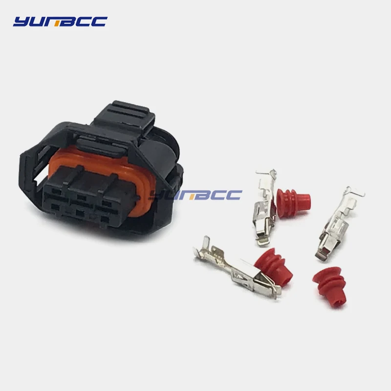 Diesel Selado Plugue da Bomba de Injeção Conector Automático Fêmea Pinos Maneira 35 mm 1928403966 10 Conjuntos Kit