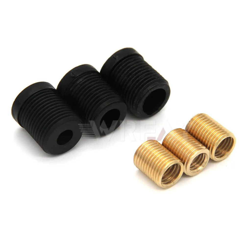 3 PCS Thread Adapter Nut Insert Kit Gear Shift Knob Thread Adapter Nut Interior Replacement