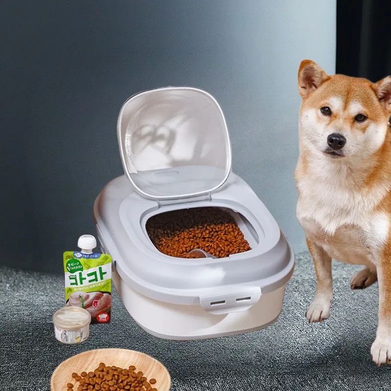 

Kitchen Container 25/7.5kg Bucket Nano Insect-Proof Moisture-Proof Rice Box Grain Sealed Jar Home Storage Pet Dog Food Store Box