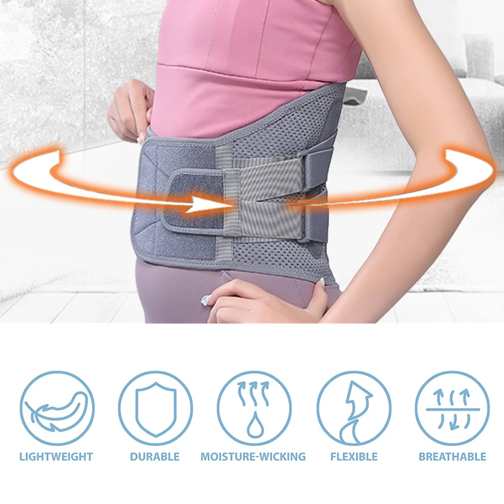 Ceinture De Soutien Lombaire Homme/Femme Correction Posture Taille M à  XXL