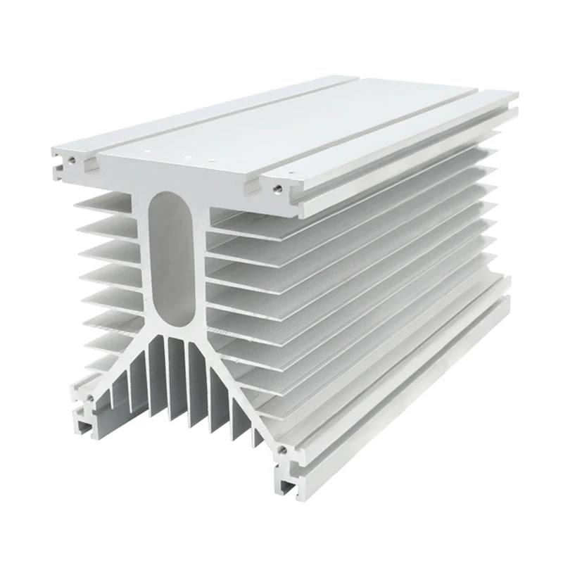 Dissipatore Calore Alluminio Per SSR Trifase - 11x10x10cm, Per Installazione DIN - Foto 6