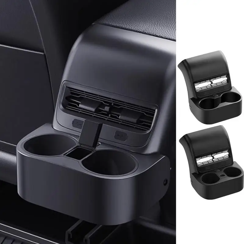 

Car Drink Holders Multifunctional Anti Tip Drink Organizer Rack Magnetic Air Vent Mount Interior Accessory Storage Case For Aut
